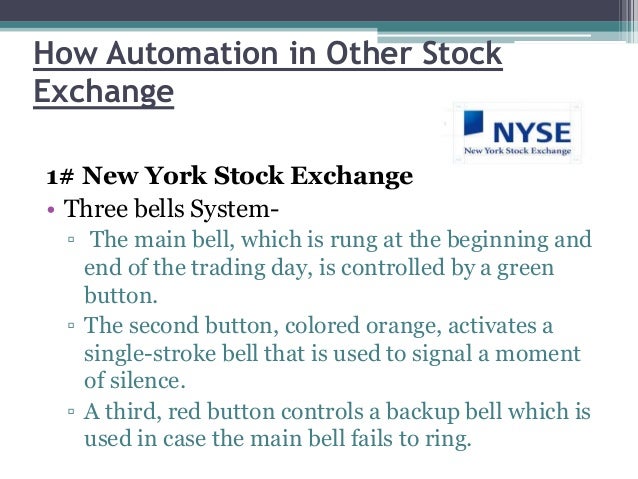 The new york stock exchange automated trading system is called