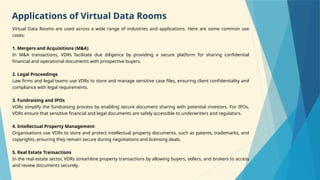 Step Inside the World of Virtual Data Rooms | PPTX
