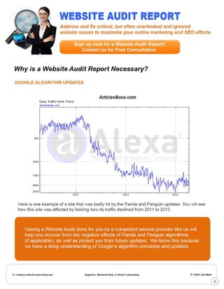 Inquiries: Richard Sink

rsink@critical-connections.net

(949) 226-9844

 