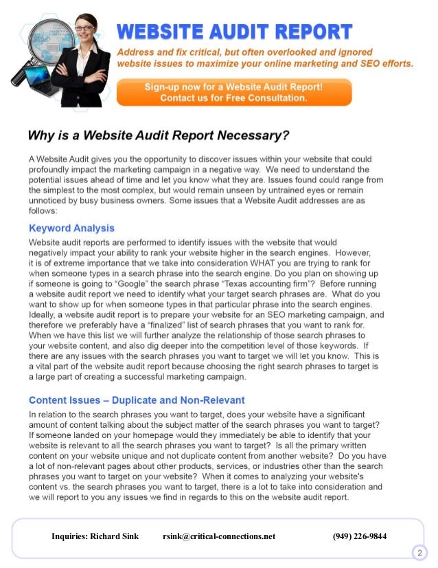 website audit report sle website audit reports are they necessary website audit report sle website audit reports are they necessary