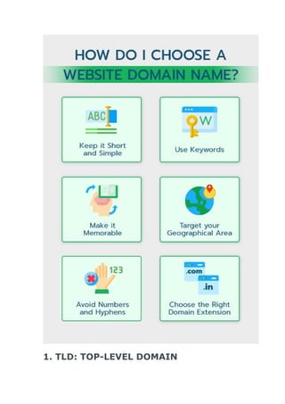 1. TLD: TOP-LEVEL DOMAIN
 