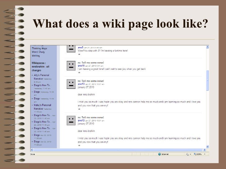 what is a wiki what does a flyer look like