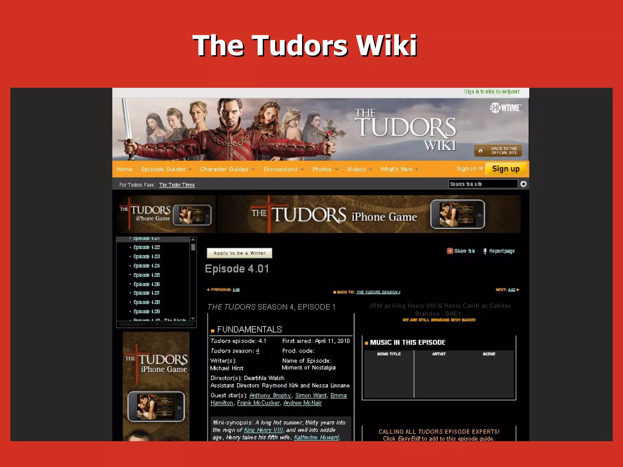 The Tudors Wiki 