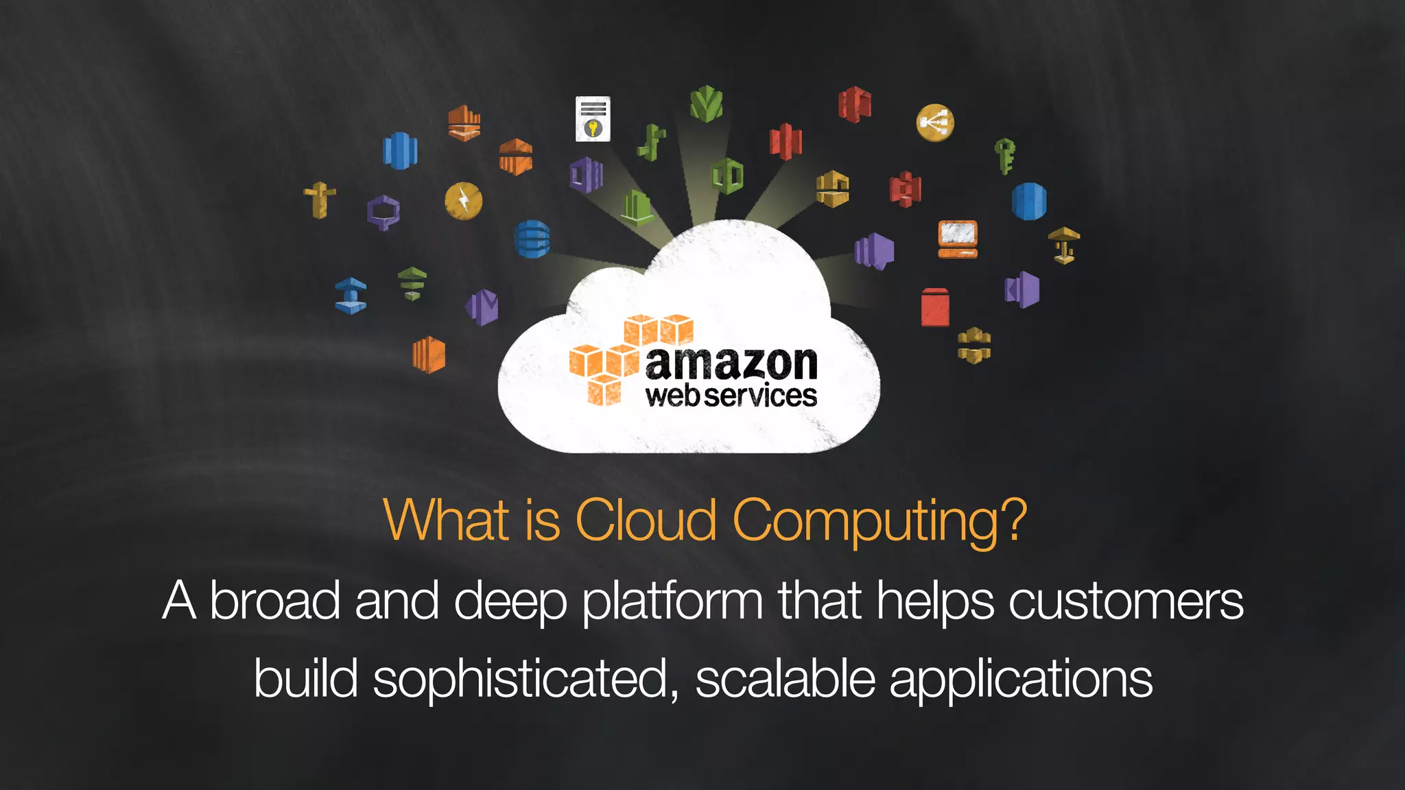What is Cloud Computing? 
A broad and deep platform that helps customers 
build sophisticated, scalable applications 
 
