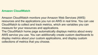 What is AWS Cloud Watch | PPTX