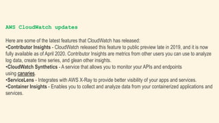 What is AWS Cloud Watch | PPTX