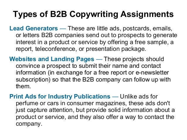 b2b copywriting