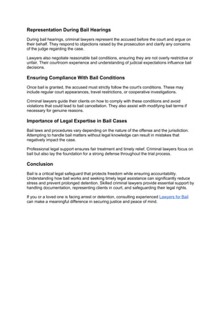 What Is Bail and How Can Criminal Lawyers Help.docx