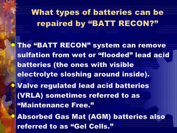 What Is Batt Recon R2