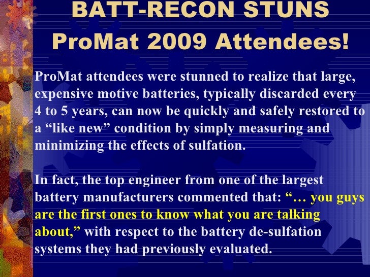 What Is Batt Recon R2