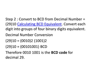 What is bcd number system | PPT