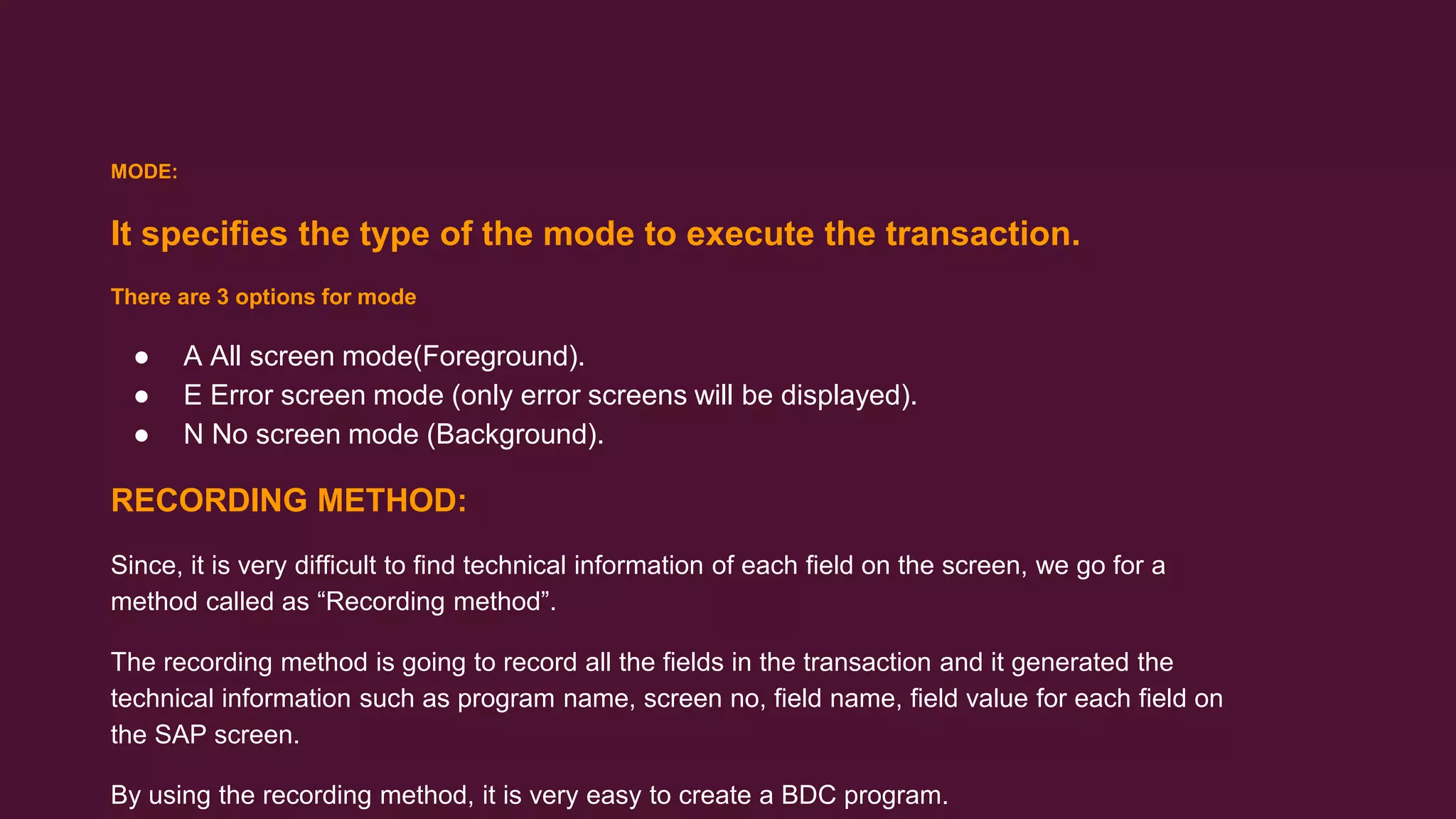 What Is Bdc In Sap