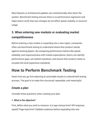 What is Benchmark Testing_ A Comprehensive Guide | PDF