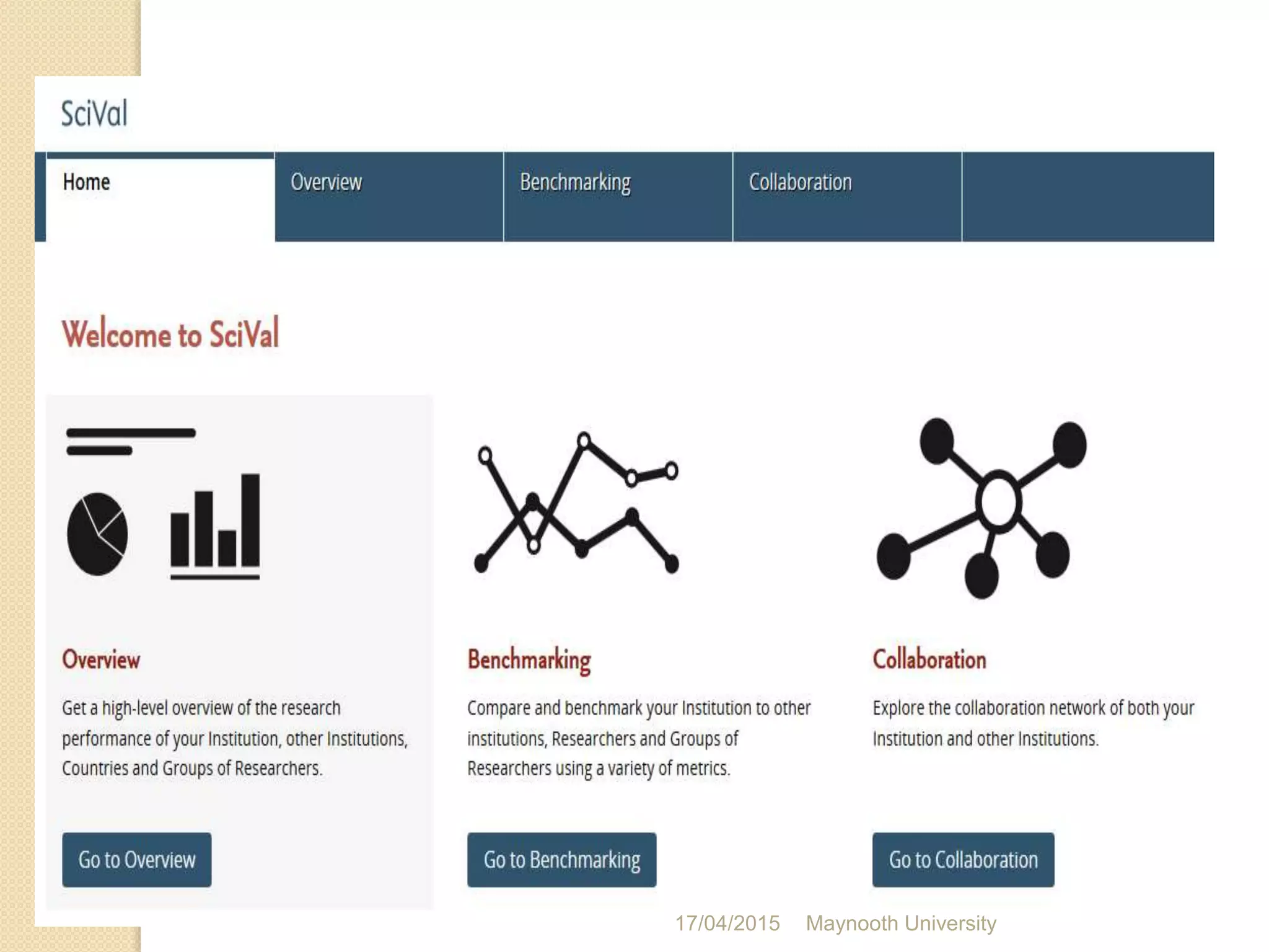 17/04/2015 Maynooth University
 