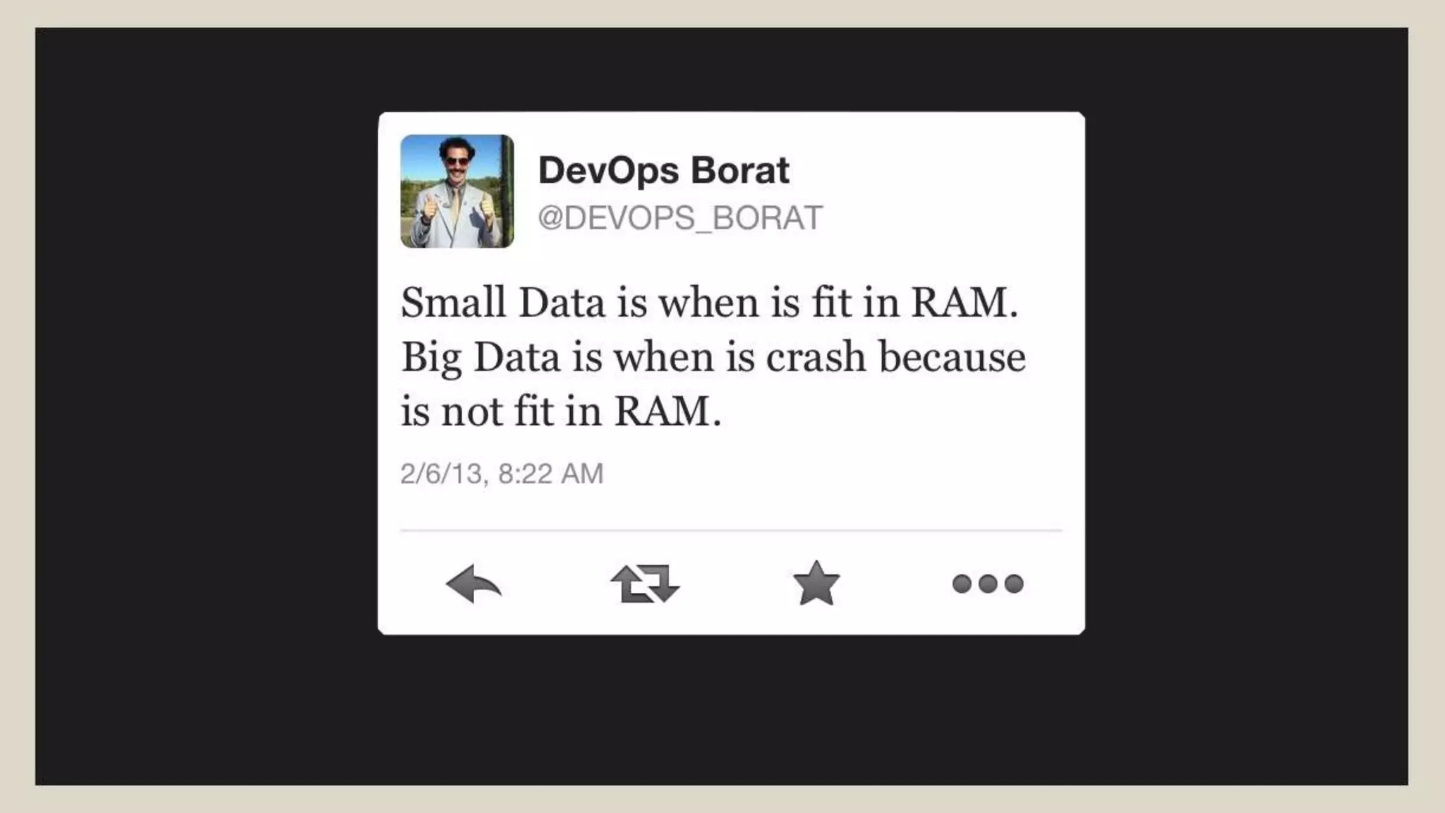 Kilobyte
Byte : one grain of rice
Kilobyte : cup of rice
 