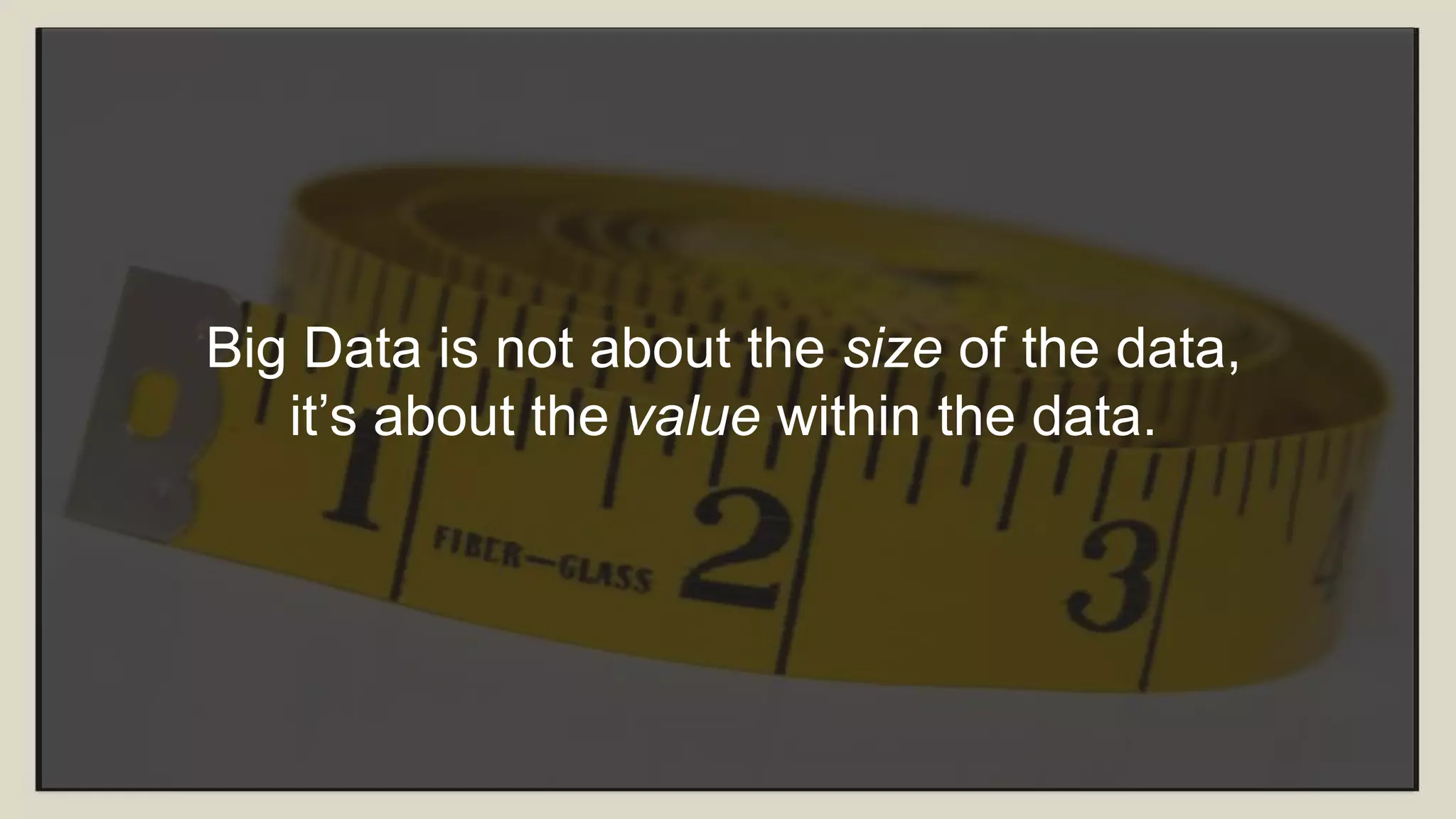 Our society is leaving
behind a digital footprint.
 