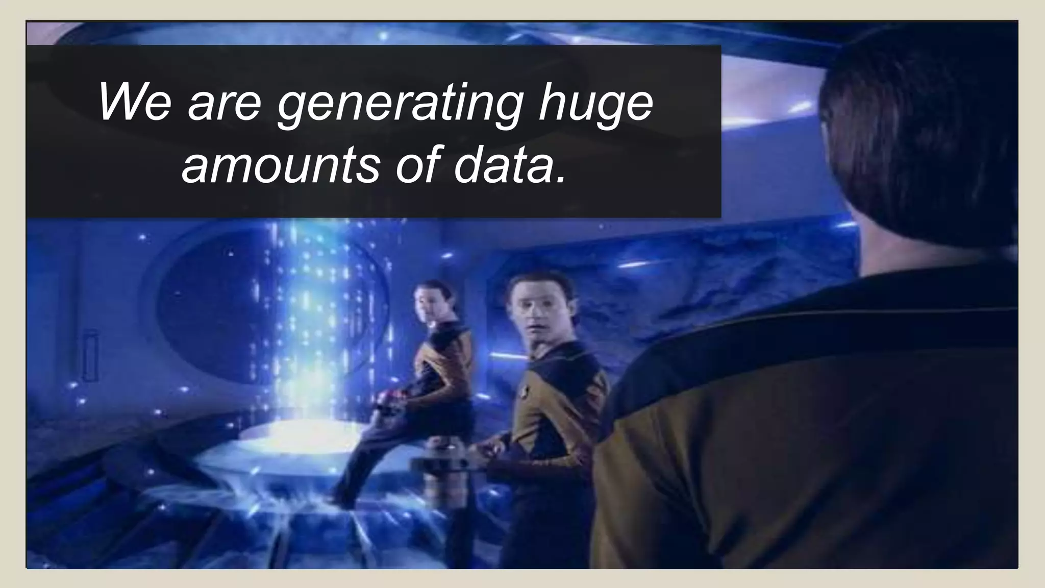 The ability to hear the signal
from the noise is the key…
 