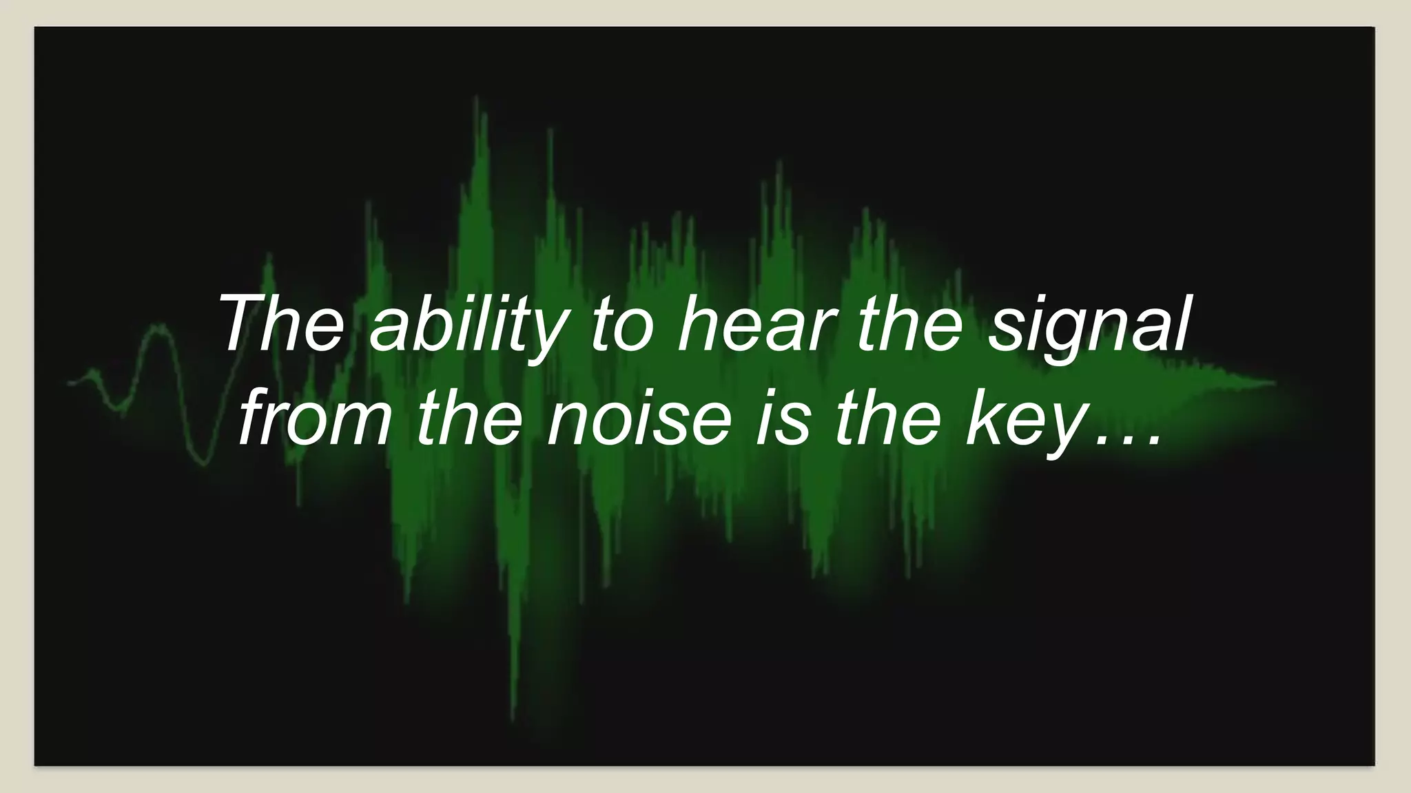 Unexpected Discoveries
 