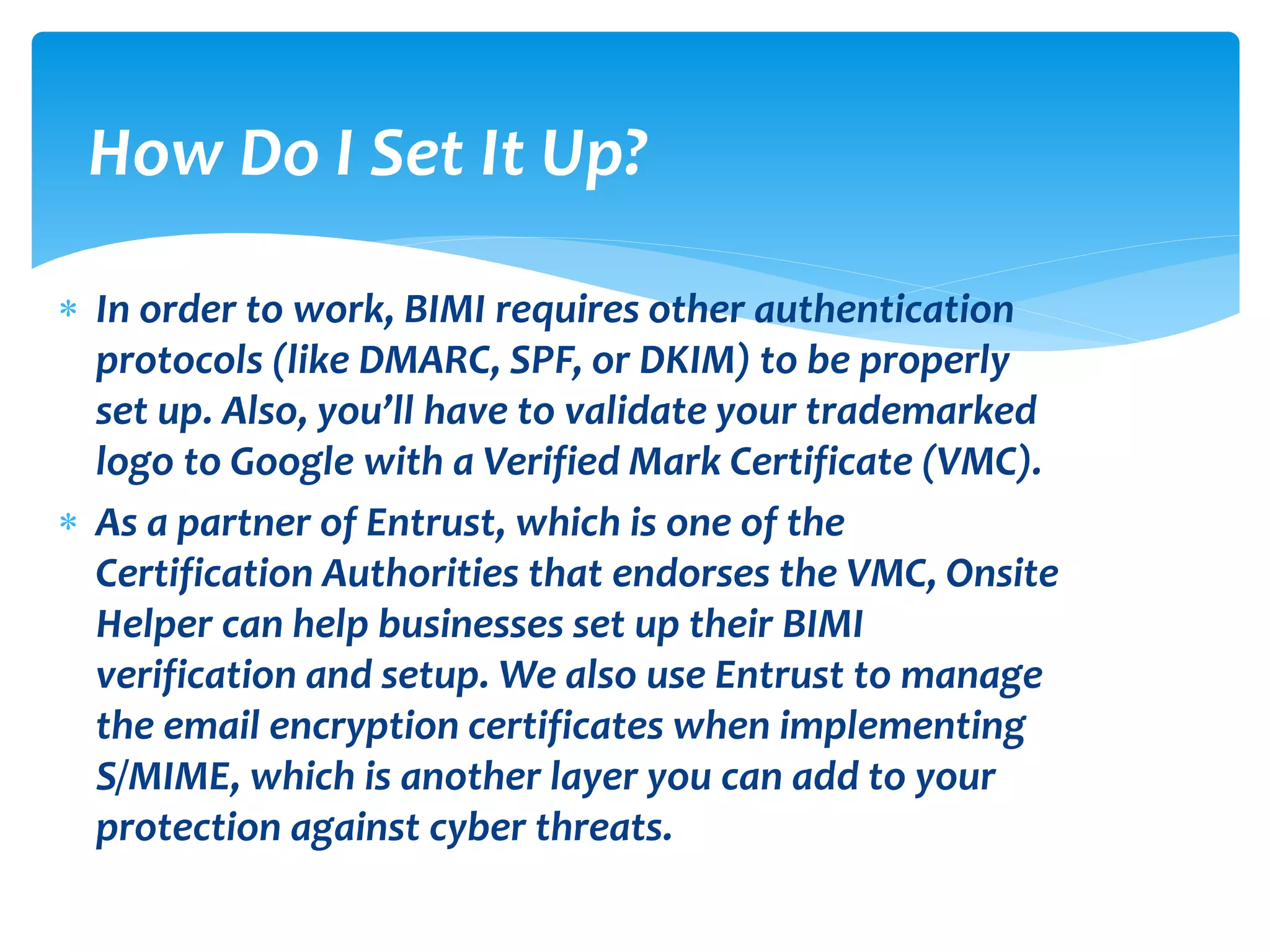 What is BIMI & Why Do You Need It for Your Business | PPTX