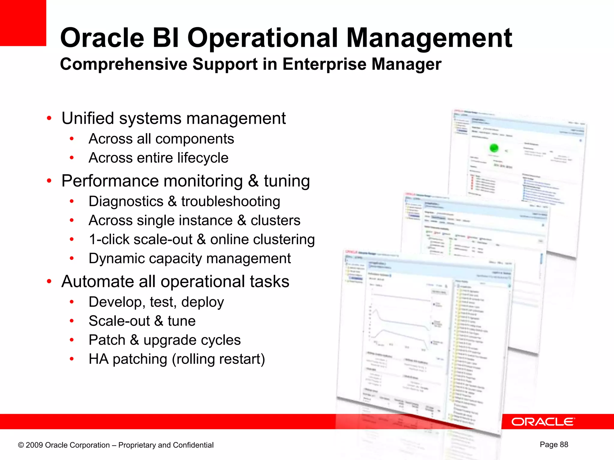 Automatic Aggregation Just drag & drop, now you have an aggregation columnGraphical UI Calculation/Expression BuilderReport Design with BI Publisher
