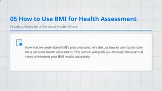 Comprehensive Guide to Understanding and Using BMI for Health ...