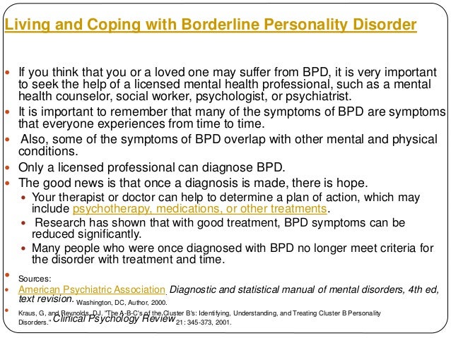 8 Living And Coping With Borderline Personality Disorder
