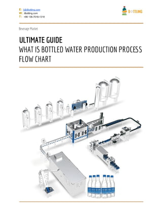 What is bottled water production process flow chart