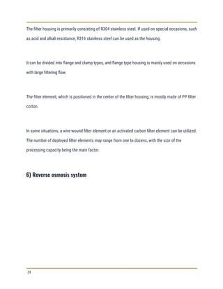 What is bottled water production process flow chart