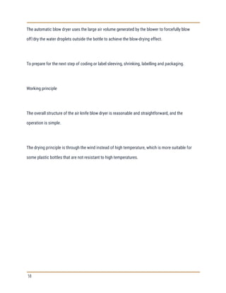 What is bottled water production process flow chart