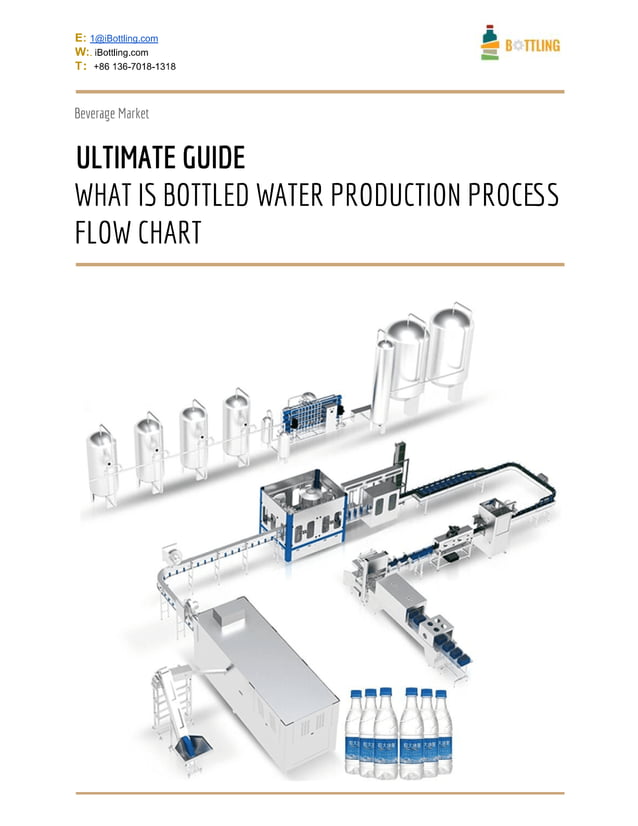 What is bottled water production process flow chart PDF