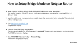 What is bridge mode | PPTX