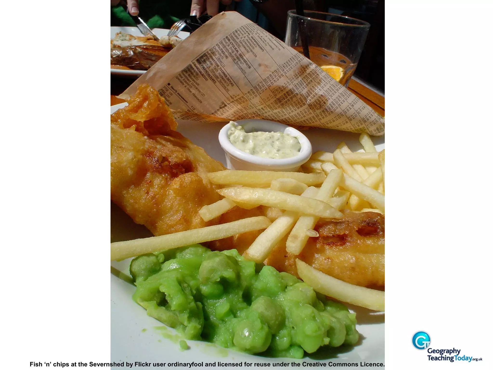 Fish ‘n’ chips at the Severnshed by Flickr user ordinaryfool and licensed for reuse under the Creative Commons Licence.
 