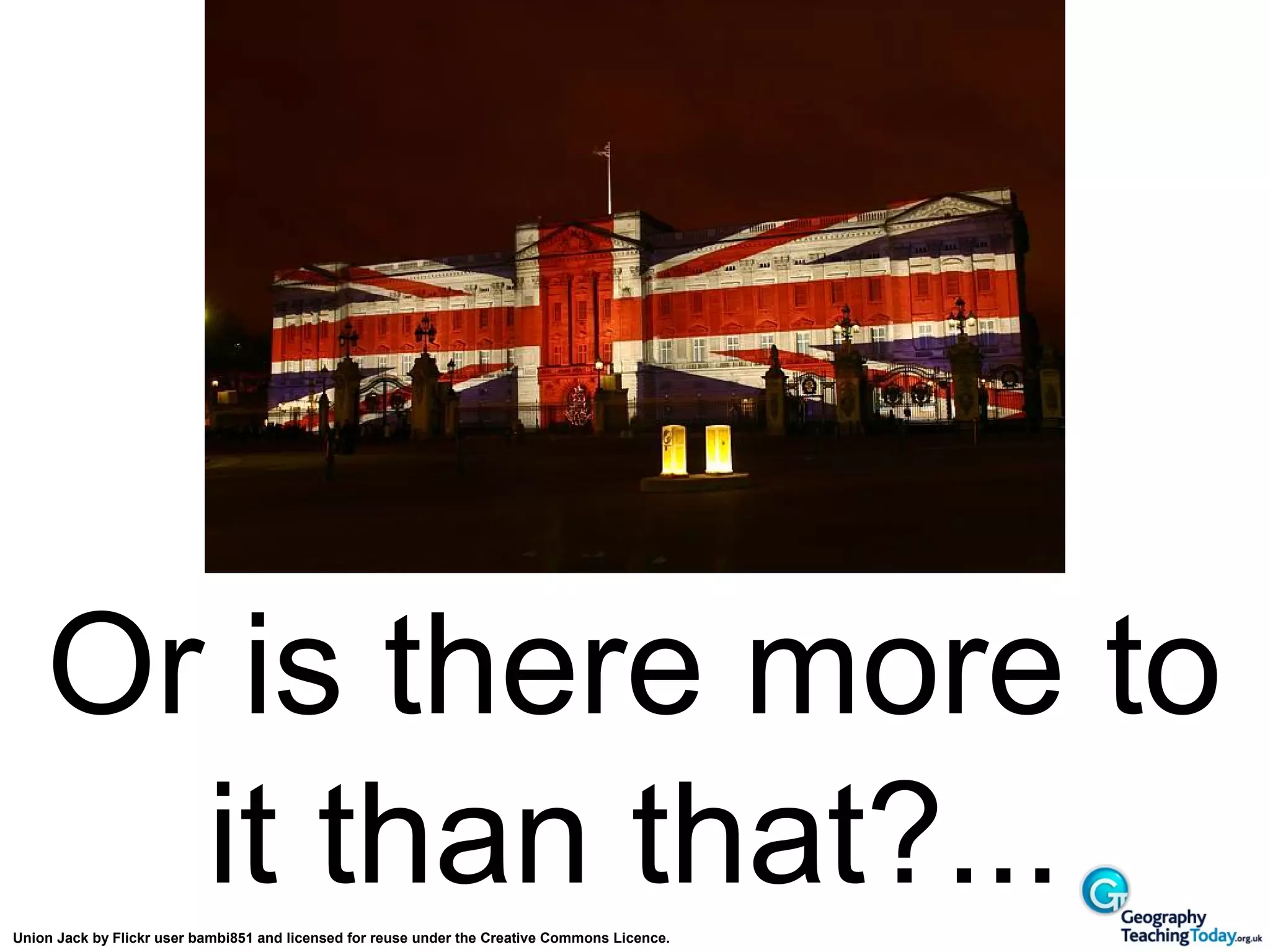 Or is there more to
      it than that?...
Union Jack by Flickr user bambi851 and licensed for reuse under the Creative Commons Licence.
 