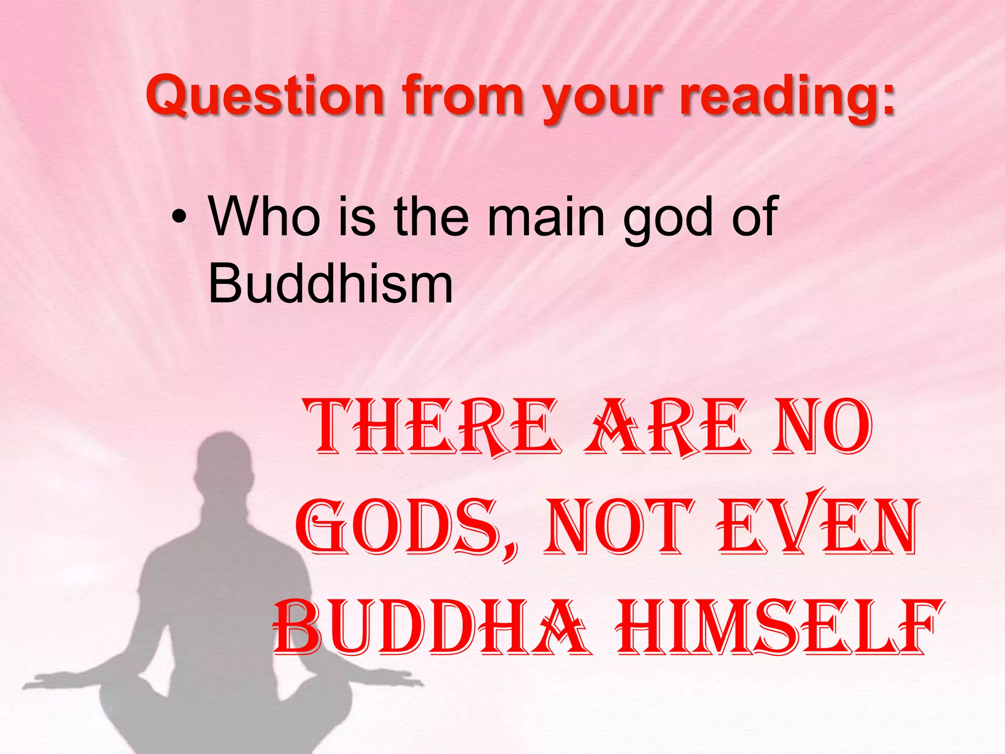 Religious DivisionsTheravada Buddhism - found in Burma, Thailand, Sri Lanka, Laos, Cambodia, Myanmar & in part, Indonesia, Vietnam & Malaysia.Mahayana Buddhism - found in China, Japan, Korea and Vietnam. Vajrayana Buddhism - found in Tibet, Nepal, Sikkim, Bhutan and MongoliaJodo Shin Buddhism or Pure Land Buddhism - mainly from India, JapanZen Buddhism - mostly in Japan