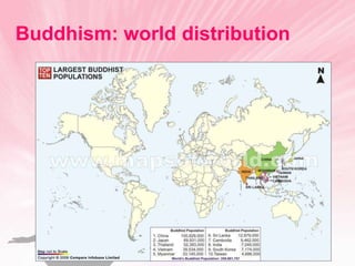 Buddhism: world distribution