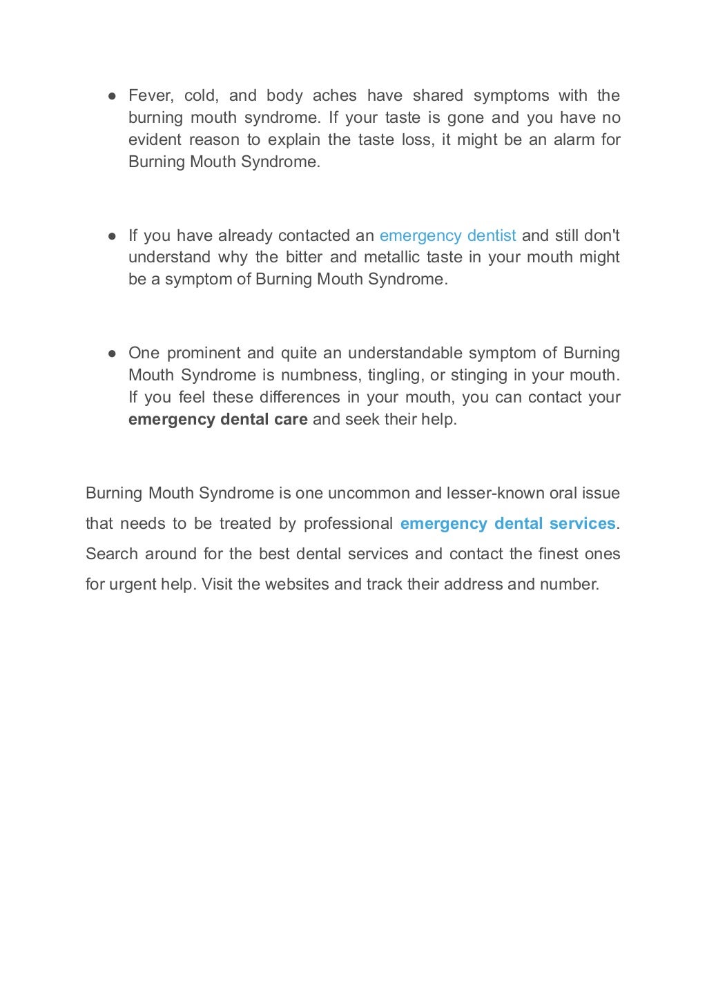 What Is Burning Mouth Syndrome And How To Prevent It