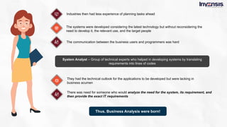 What is business analysis  - Slideshare