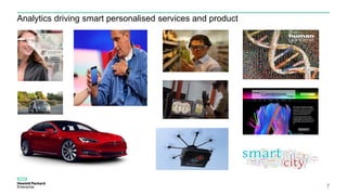 7
Analytics driving smart personalised services and product
 