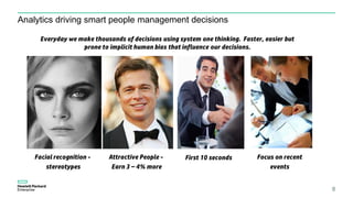 Analytics driving smart people management decisions
8
 