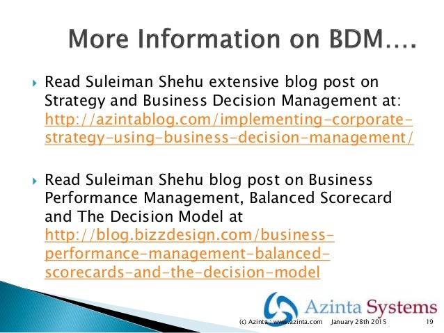 What Is Business Decision Management