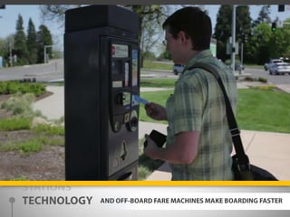 STATIONSTECHNOLOGYAND OFF-BOARD FARE MACHINES MAKE BOARDING FASTER