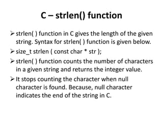What is c | PPTX