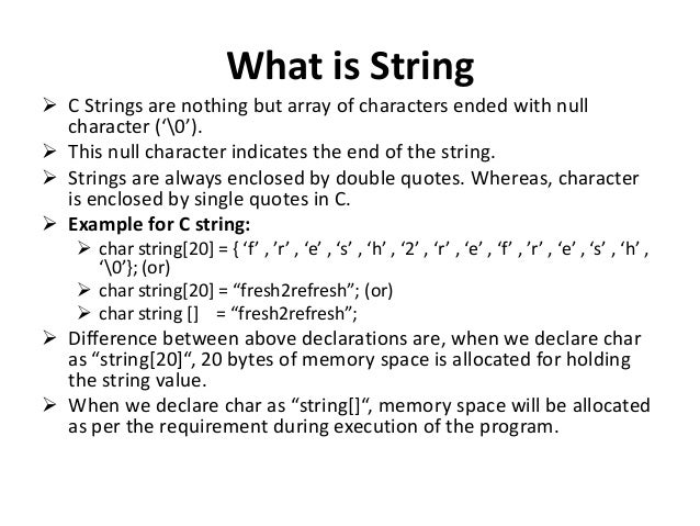 What is c