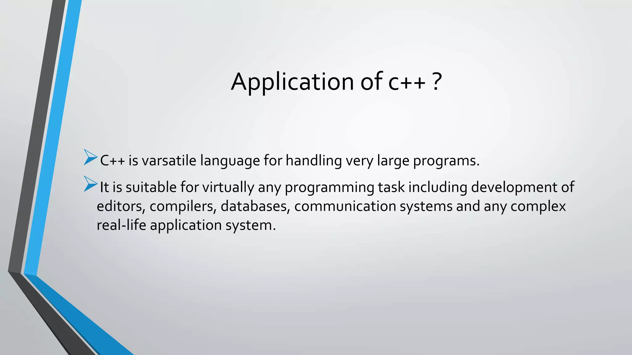 What is c ++ | PPTX