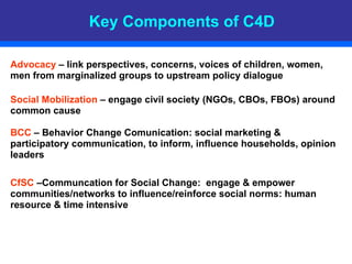 Communication For Development Whatis C4D | PPT