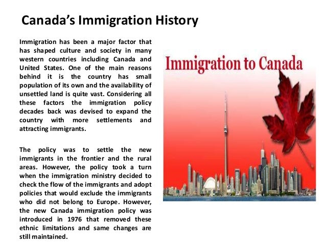 What is canada immigration policy?