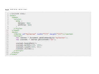 Canvas - HTML 5 | PPT