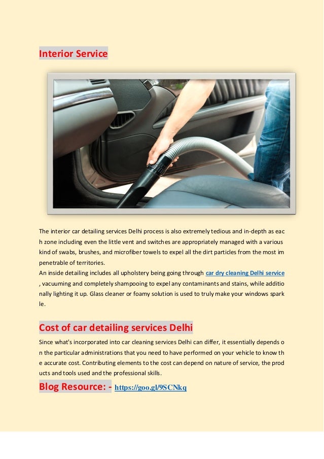 What Is Car Detailing Service