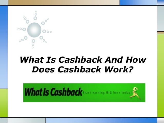 Whats Cash Back Whats Cash Back