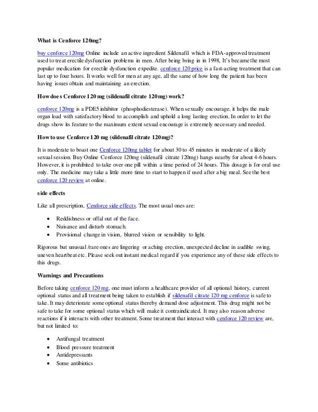 Sildenafil citrate 120 mg Sildenafil citrate 120 mg